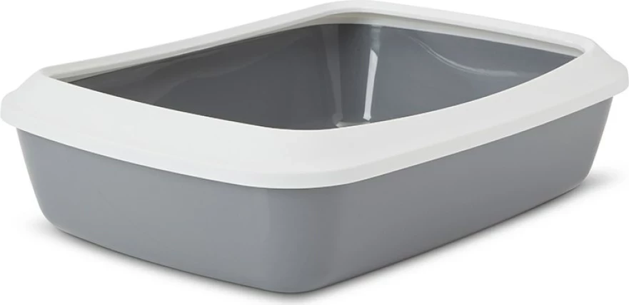 Kanta za mačje iztrebke SAVIC Iriz, 50 cm, plastika, siva