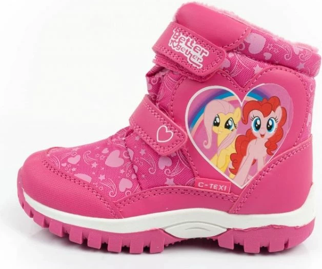 Zimski škornji za otroke Inny, rožnati