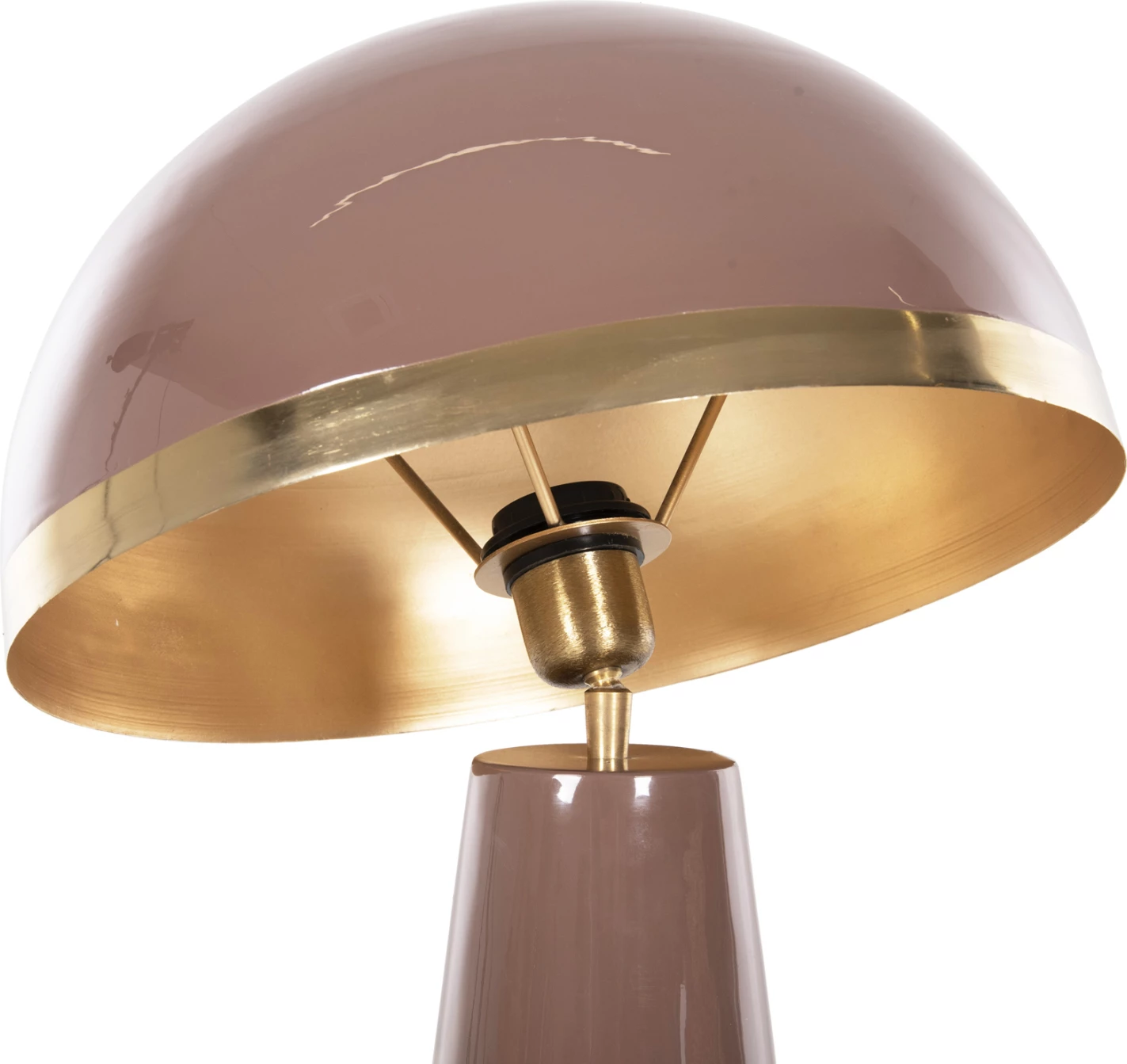 Talna svetilka SMUSH FH4257.06 kovinska v lososovi in zlati barvi - vrtljiva kapica Φ36,5x84Hcm