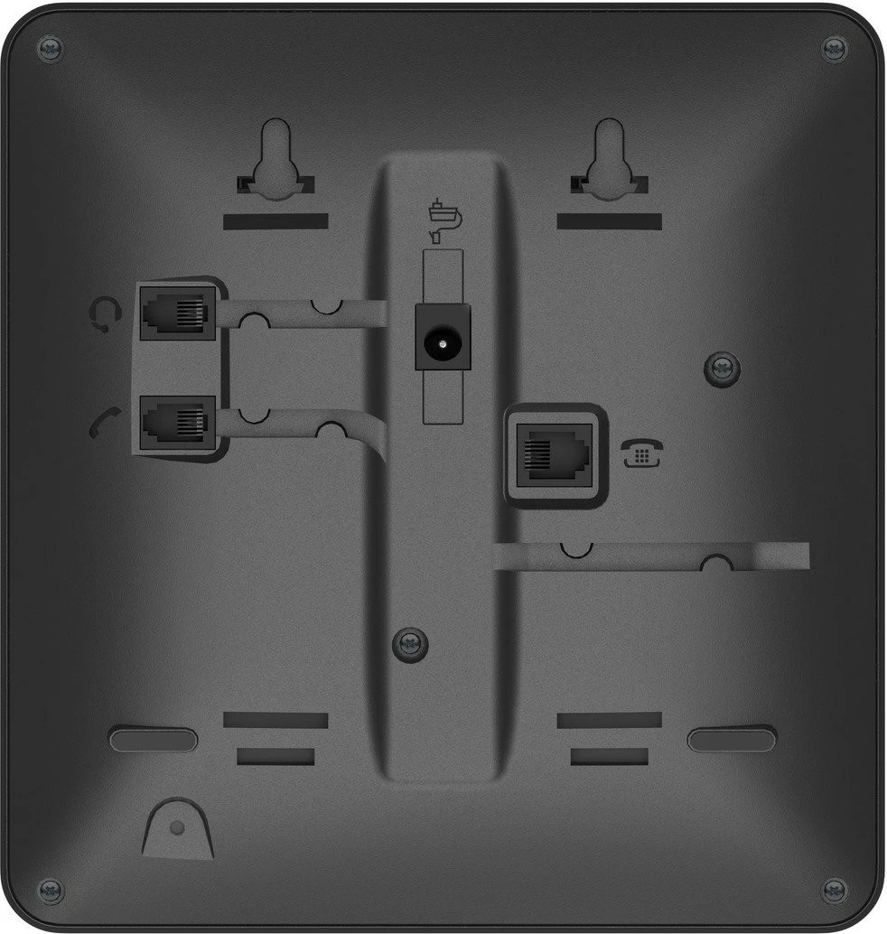 DECT telefon DESK 800A, priključena slušalka, 200 stikov, črn