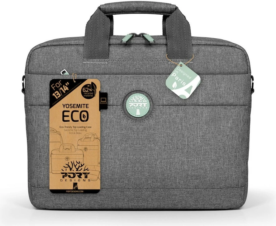 Torba za prenosnik 13–14", PORT Designs Yosemite Eco Toploading, siva