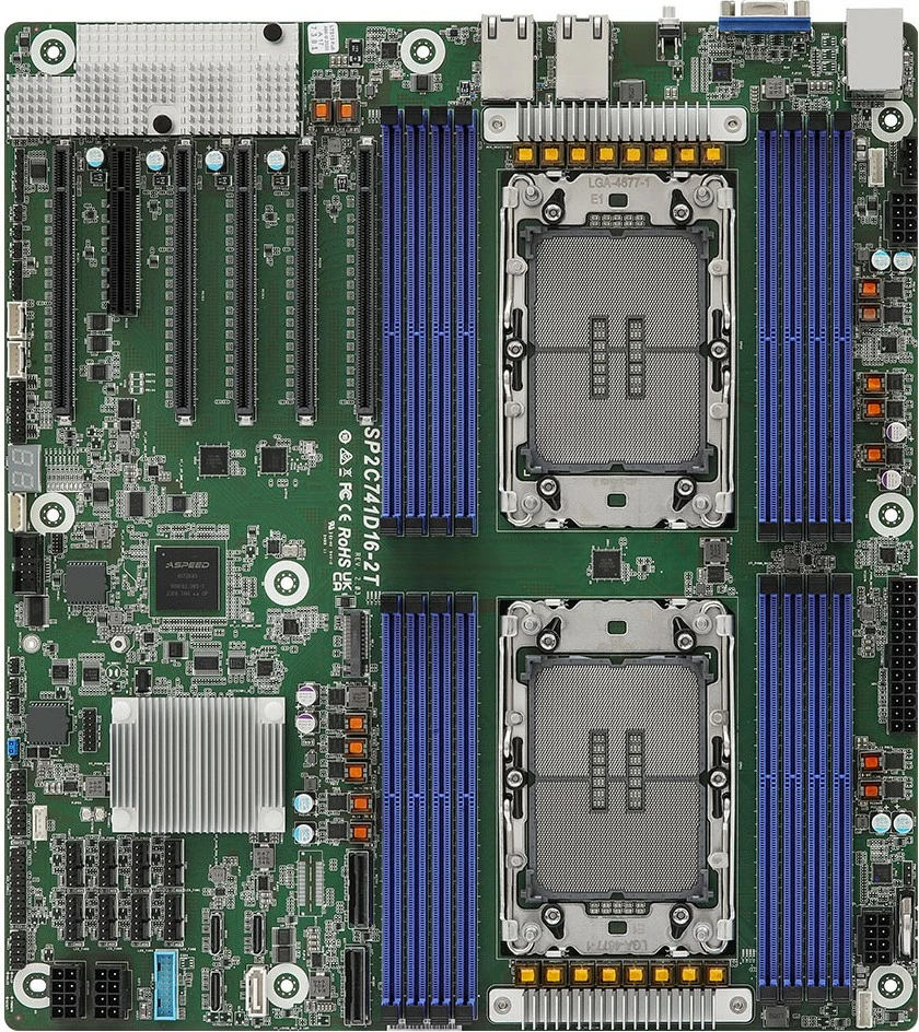 Matična plošča za strežnik ASRock SP2C741D16-2T, EEB, Dual Socket 4677, DDR5