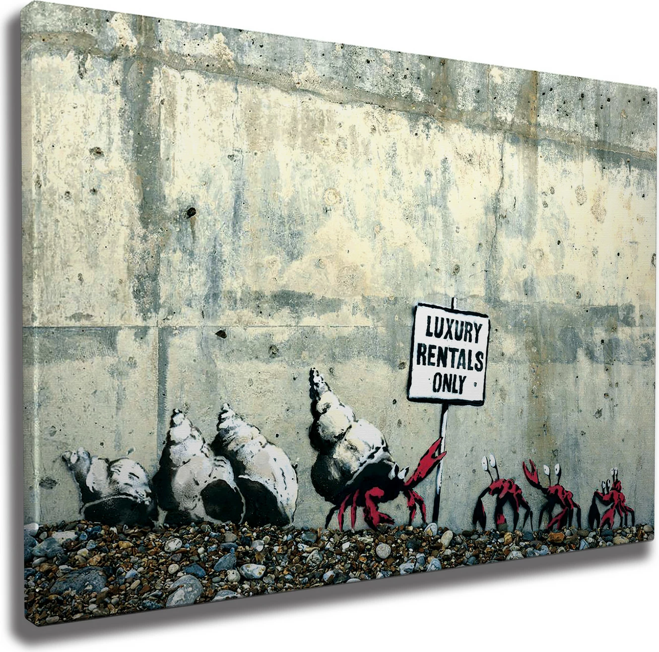 Dekorativna slika na platnu, Banksy, večbarvna, WY41, 50 x 70 cm