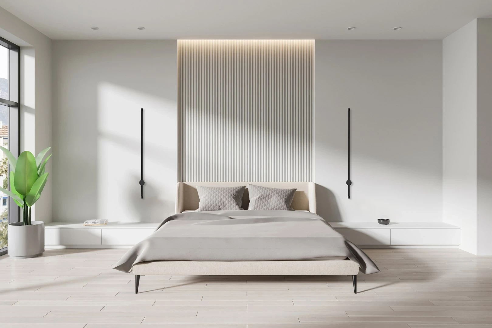 Stenska svetilka LED 9 W, aluminij, črna — Activejet AJE-HILTON