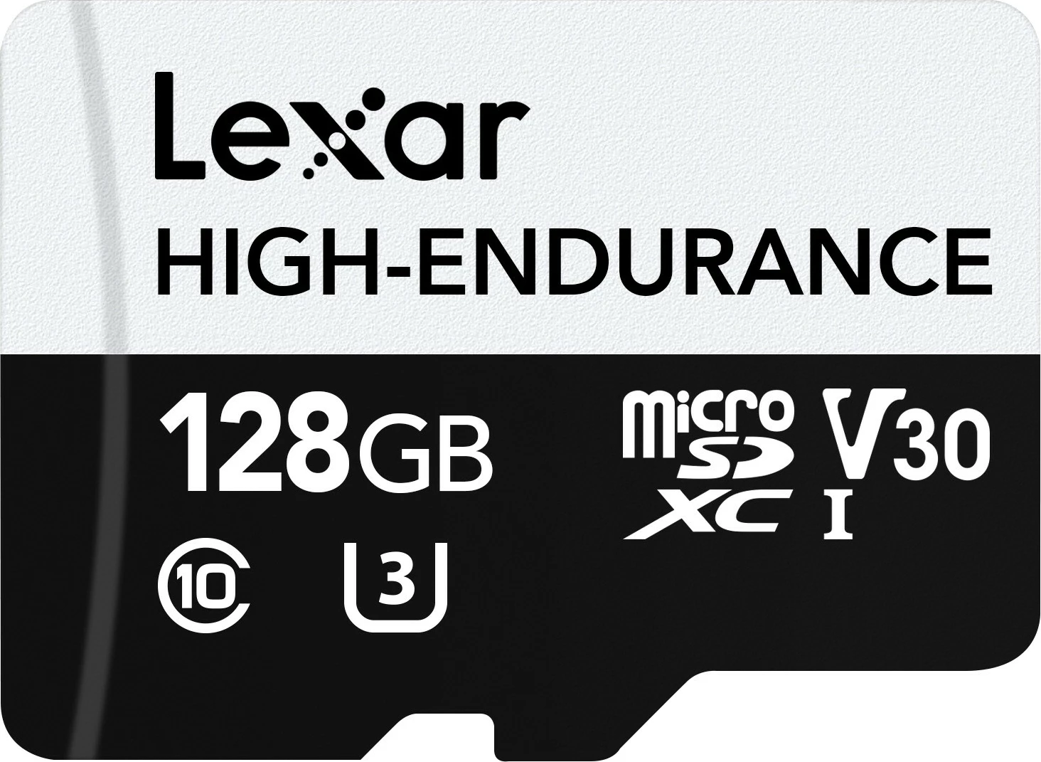 Visoko vzdržljiva microSD kartica Lexar High Endurance 128GB, SDXC, UHS‑I, Class 10, V30