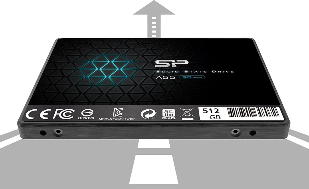 SSD 2,5", 512 GB Silicon Power Ace A55