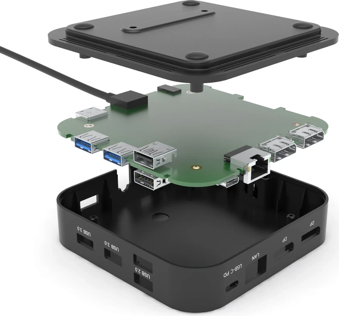 Dvojni prikaz (Dual Display) USB-C priklopna postaja i-tec, brez napajalnika