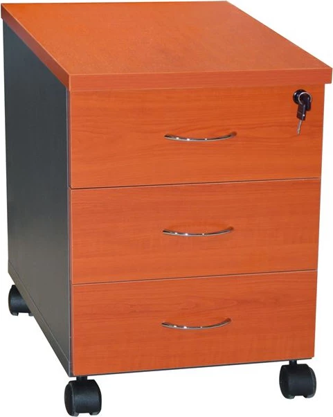 Profesionalni pisarniški predalnik FH2011.03 češnjeva barva s 3 predali 38X48X53cm