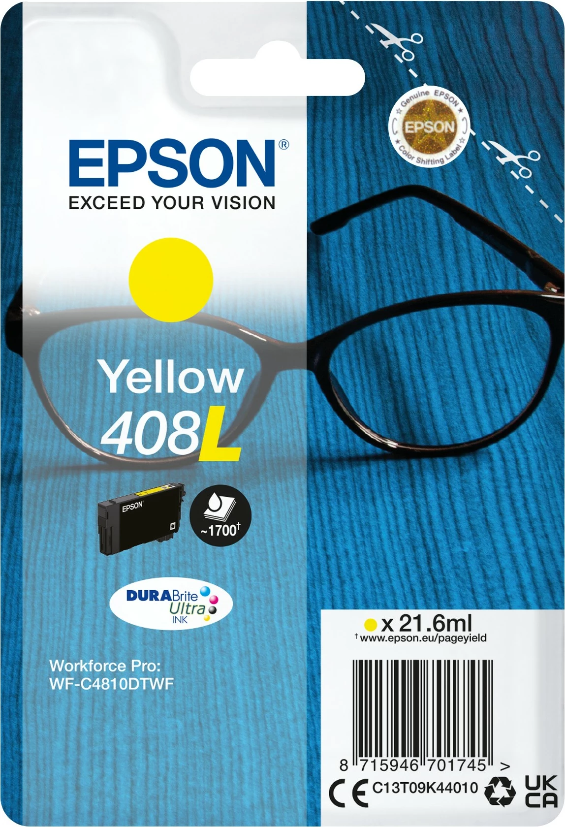 Toner barve rumene, Epson C13T09K44010, High (XL) Yield