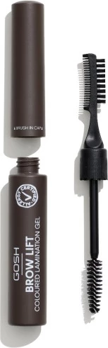 Gel za obrvi za ženske, Gosh Brow Lift Eyebrow Lamination Gel 002, temno rjava, 6 ml