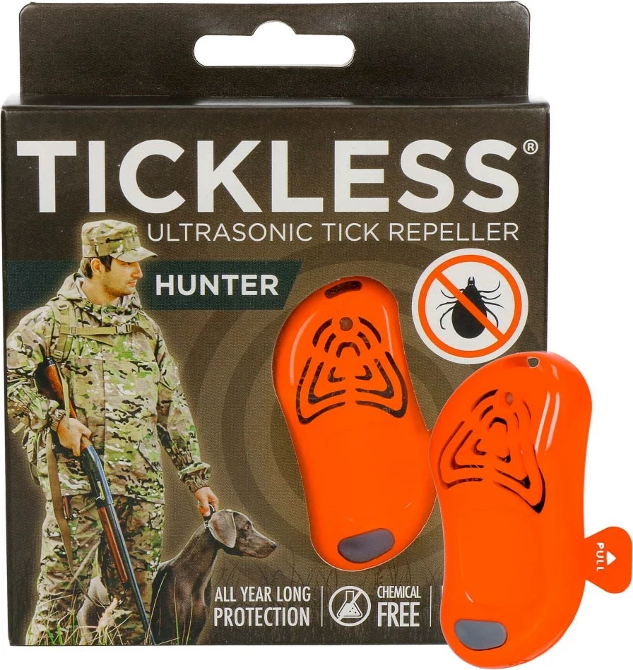 Ultrazvočni repelent proti klopom TICKLESS PRO10-103OR, oranžen