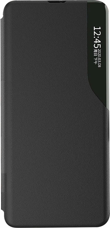 Ovitek Eco Leather View Hurtel za Xiaomi Redmi Note 11 Pro+ 5G / 11 Pro 5G / Mi 11i HyperCharge / Poco X4 NFC 5G, črn