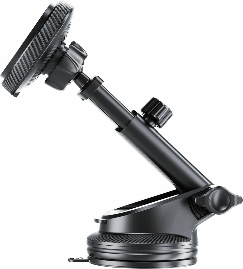 Magnetni avtomobilski nosilec MagSafe za kokpit, vetrobransko steklo ali zračni ventil, 15W, črn — Tech-Protect MM15W-V4