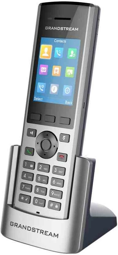 Brezžični IP telefon Grandstream DP730, 10 linij, črn, siv