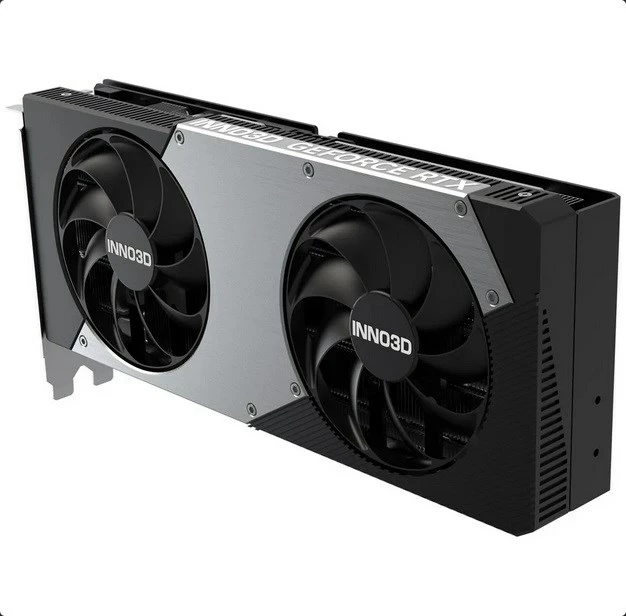 Grafična kartica INNO3D GeForce RTX 5060 Ti TWIN X2, 16 GB, siva