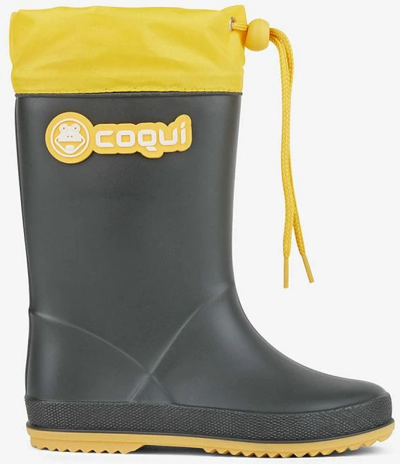 Deževi škornji za otroke Coqui, rumeni