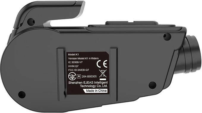 Interkom za motor EJEAS K1, Bluetooth 5.1, IP67, 2K, črn