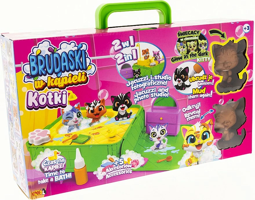 Igralni set kopalnice z figuricami muck v jacuzziju, Epee EP60364, 2 kosa