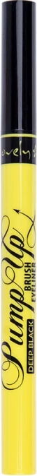 Eyeliner Lovely Pump Up Brush Ultra Black, Deep Black, 1 kos