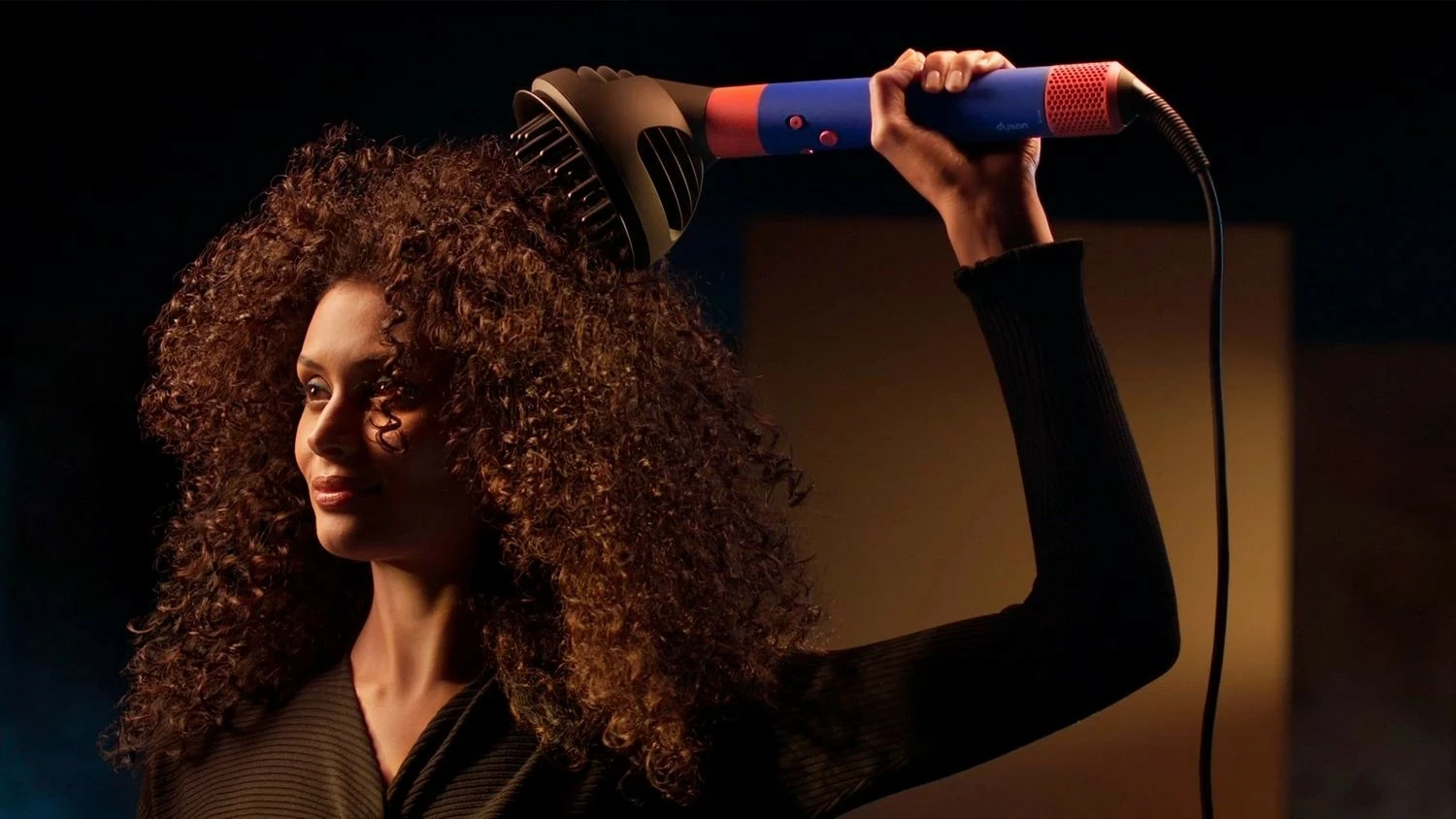 Stajler za kodraste in zvite lase Dyson Airwrap Multistyler i.d. Curly+Coily, 1300 W, modro/topaz