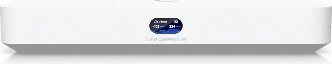 Sodobni gateway za optiko Ubiquiti UCG-Fiber, 30W, 10/100/1000/2500/10000 Mbit/s, bel
