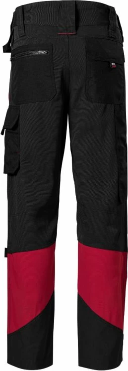 Treking hlače Rimeck za moške, črno-rdeče