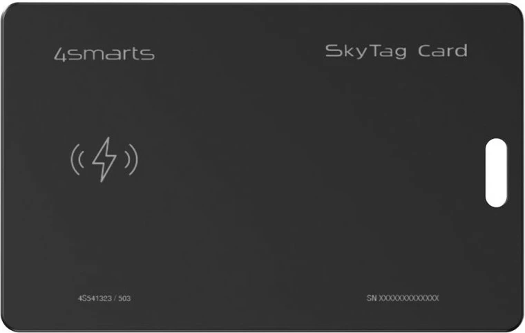 Sledilna kartica SkyTag, 4smarts 541323, univerzalna, črna, IPX5