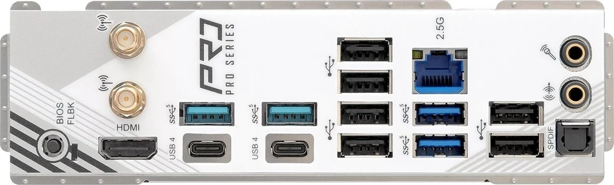 Plošča za matično ploščo ASRock X870 Pro RS WiFi, Socket AM5