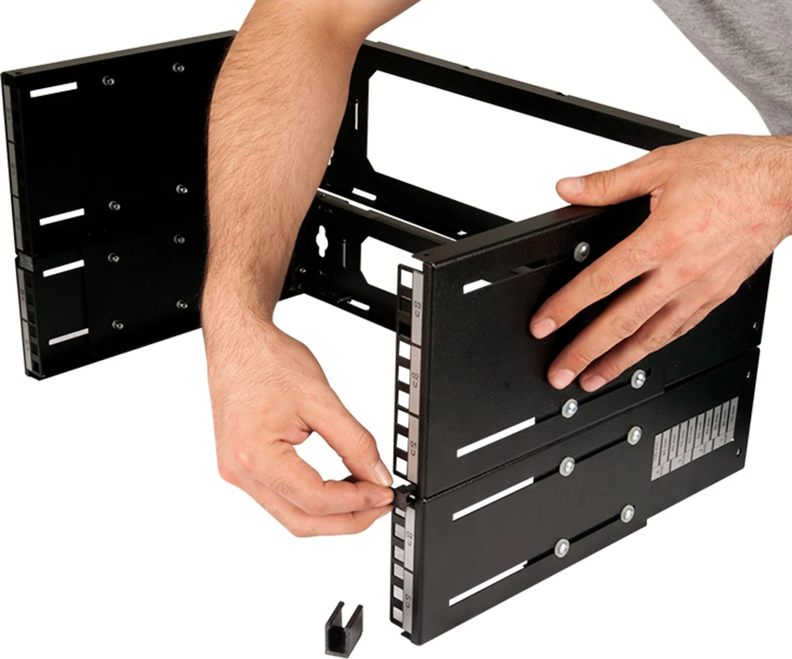 Stenski rack 4U, 19 inch, črn Digitus