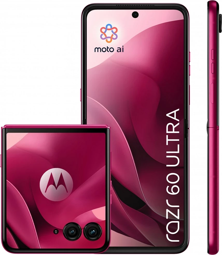 Zložljiv pametni telefon, roža — Motorola razr 60 ultra, 16 GB RAM, 512 GB