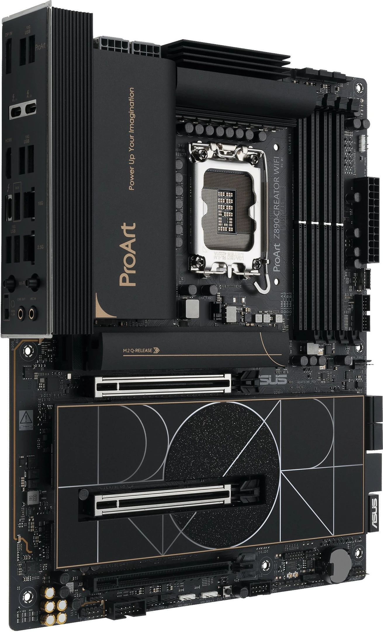 Matična plošča PROART Z890-CREATOR WIFI, ASUS, Intel LGA 1851, DDR5 192 GB, črna
