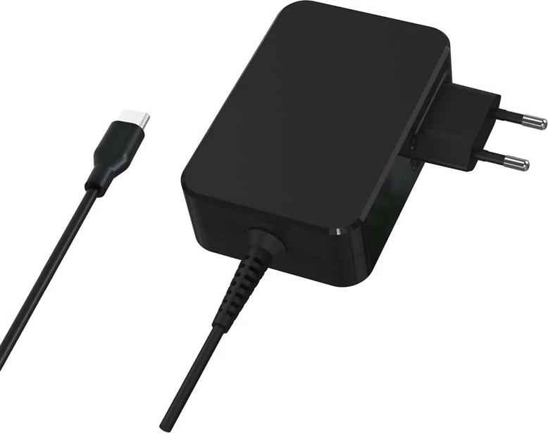 Univerzalni polnilnik 90W (USB-C) LC-Power LC-NB-GAN-90-C, črn