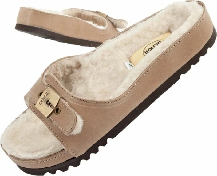 Natikače za ženske Scholl, bež