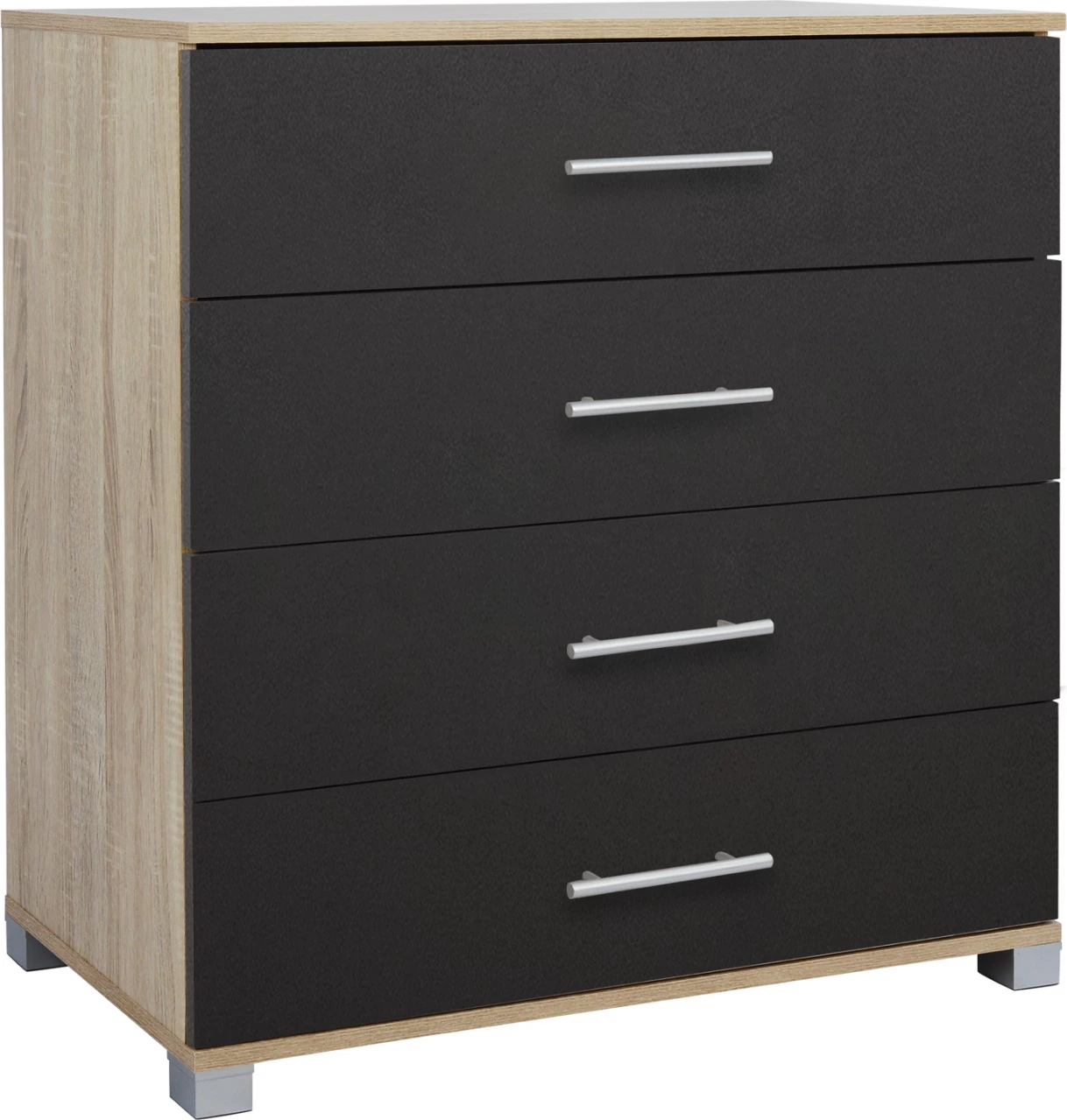 Melaminski predalnik FH2204.04 s 4 predali Sonama-Siva 75x40x83cm