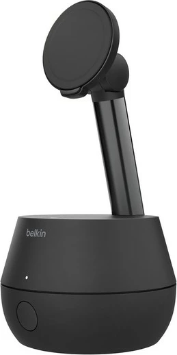 Aktivni nosilec za telefon Belkin Pro, 360° samodejno sledenje, polnilec, črn