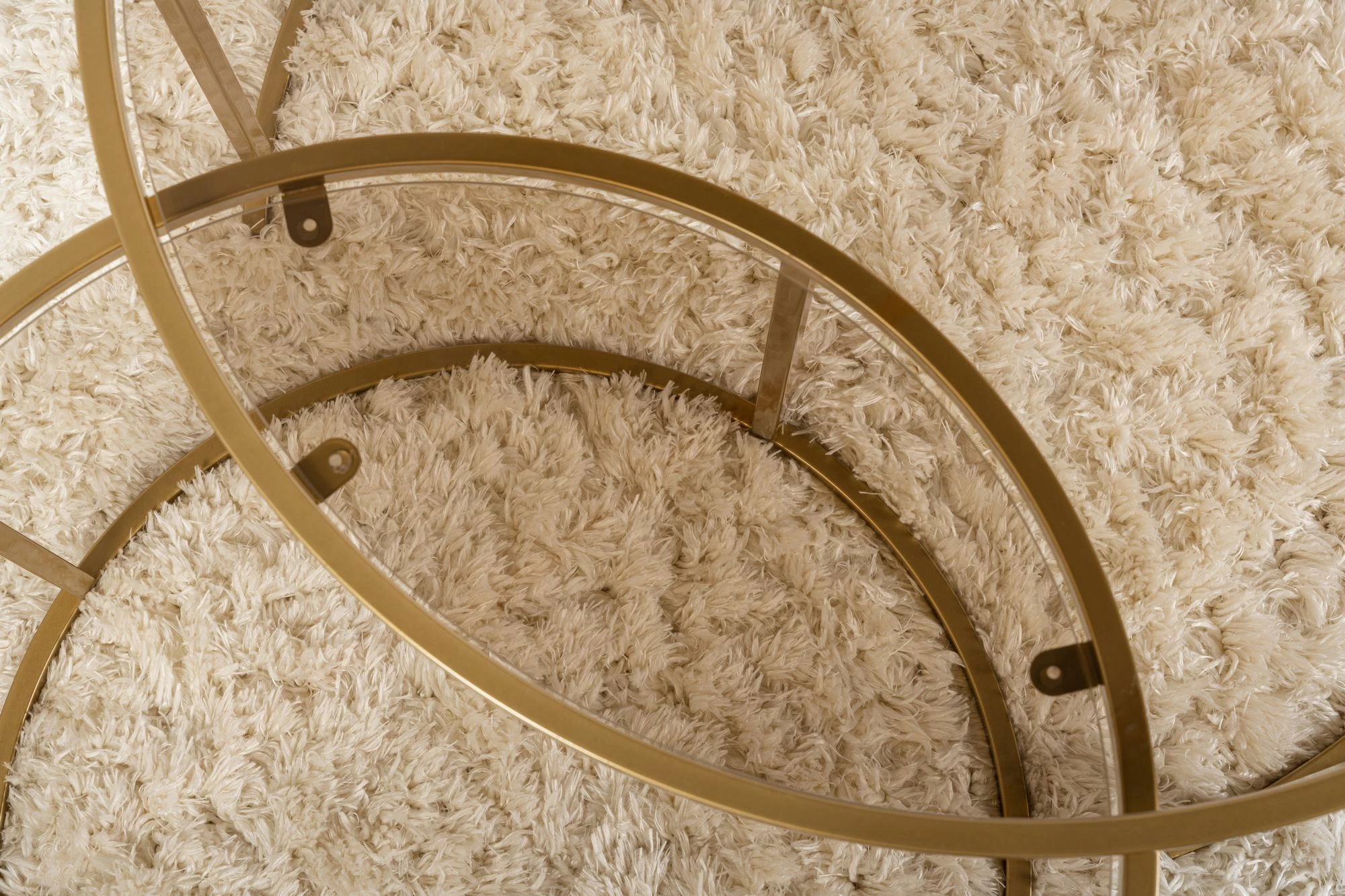 Set mizic za kavo Nordure Aurum, 80 in 60 cm, zlato in bronasto