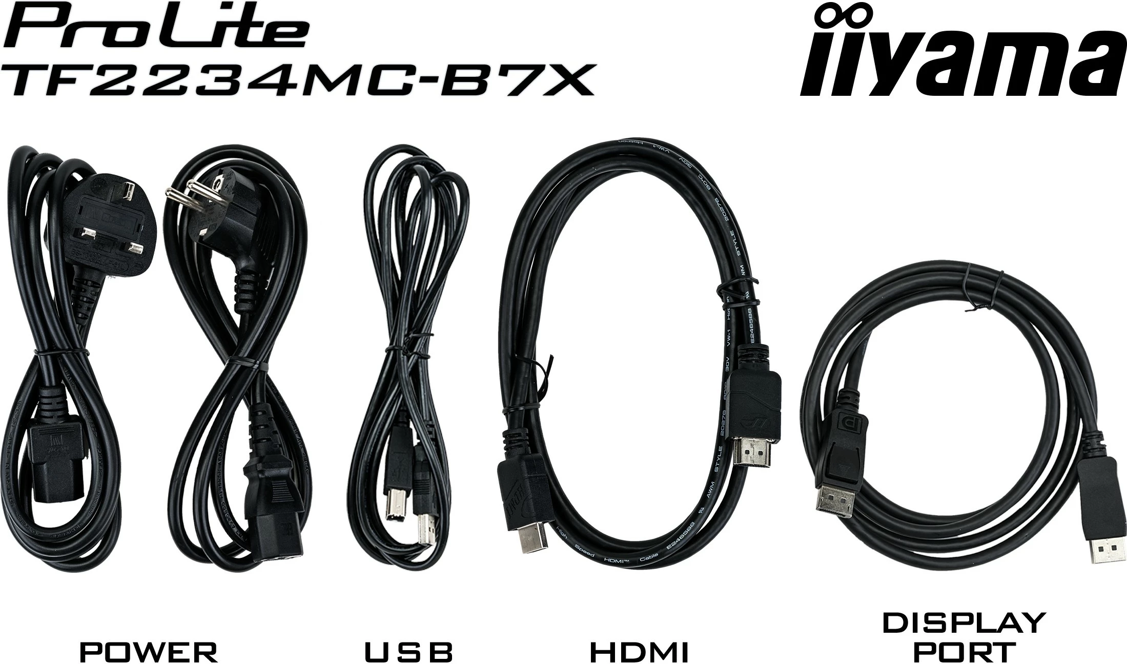 Zaslon na dotik 21,5" iiyama ProLite TF2234MC-B7X, Full HD, LED, črn