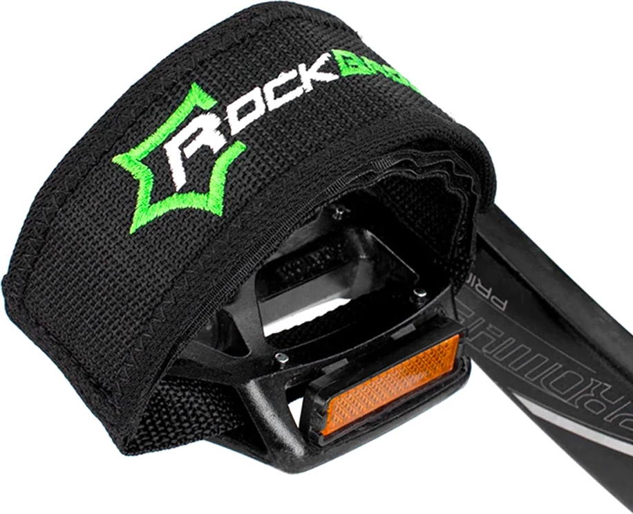 Paščki za pedala za kolo Rockbros GZT1001, črni