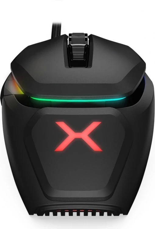 Gaming miška CROSS BOT RGB, Krux, črna