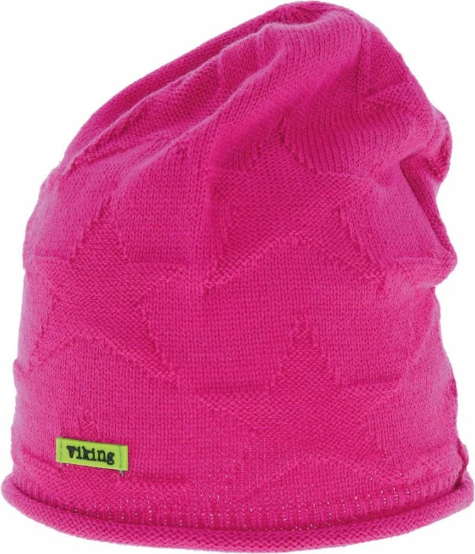 Zimska kapa za otroke Viking, rožnata