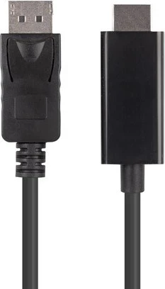 Kabel HDMI na DisplayPort, Lanberg, črn