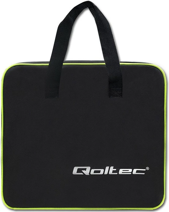 Prenosni polnilec za električne avtomobile Qoltec 52466, 7 kW, Type 2, LCD, 5 m, črno/zelen