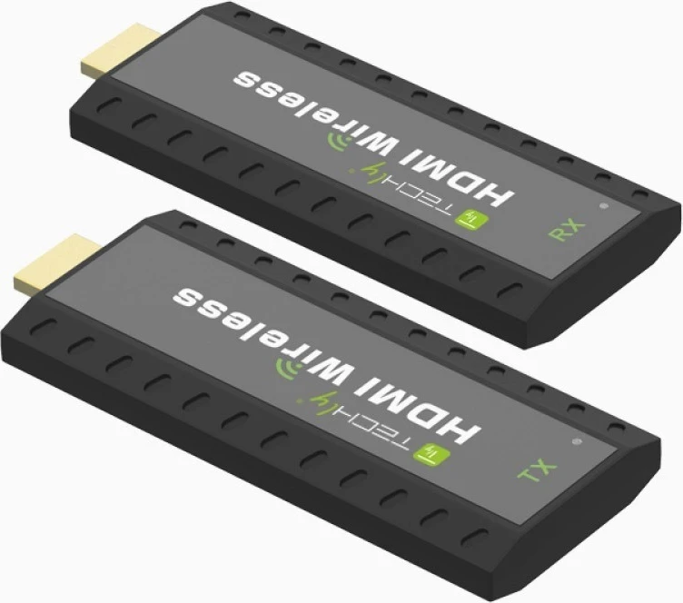 Brezžični AV predajnik in sprejemnik Techly IDATA HDMI-WL53, črn