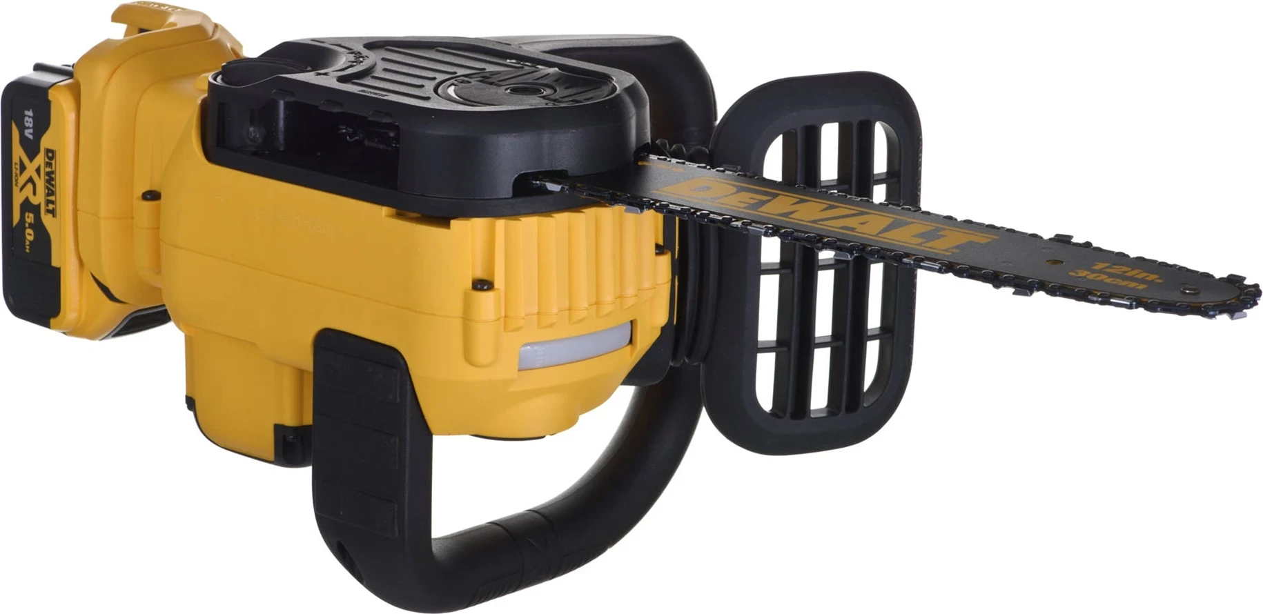 Električna verižna žaga 30 cm, DeWALT DCM565P1, 5Ah, rumeno/črna