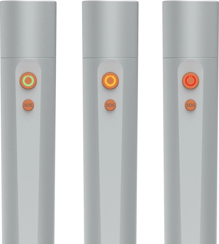 Ročna LED svetilka Hama FL300 228603, 350 lm, polnilna USB‑C, 4 načini, doseg 100 m, srebrna