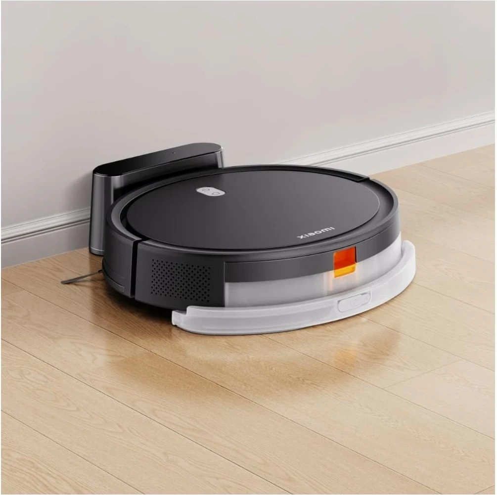 Robotski sesalnik z brisanjem in mokrim čiščenjem Xiaomi Mi Robot Vacuum E5, 2600 mAh, črn