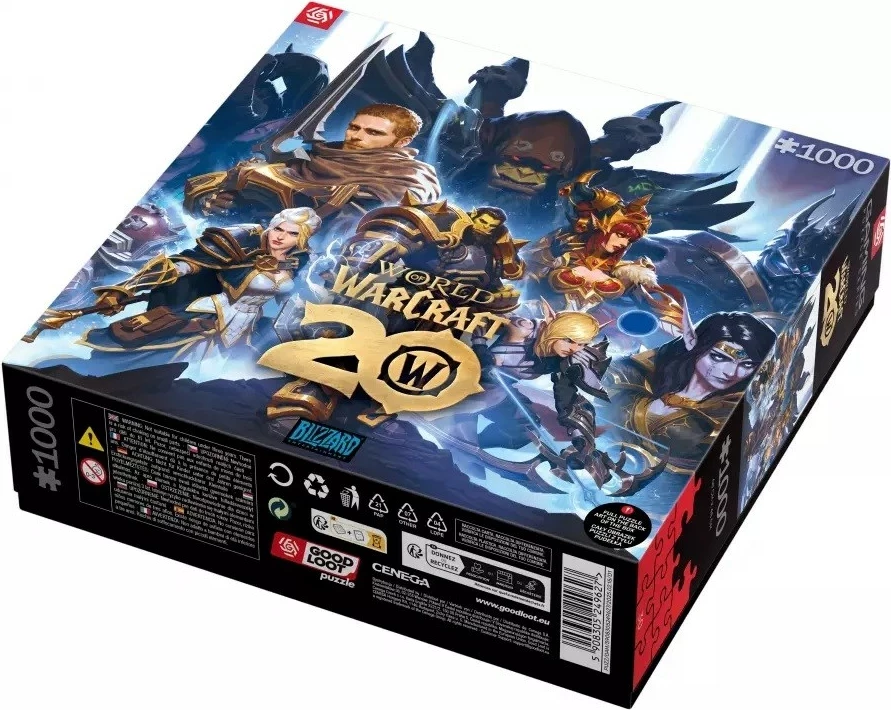 Sestavljanka 20. obletnica World of Warcraft, 1000 kosov, Cenega Publishing
