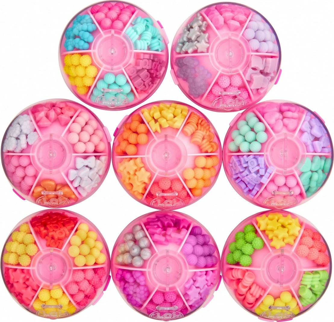 Set za okraševanje las L.O.L. Surprise Hair Beads Tots, več kot 64 kosov, za deklice