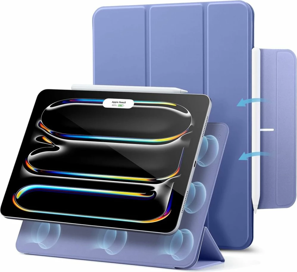 Ovitek za iPad Pro 11" 2024, ESR Rebound Magnetic, vijoličen