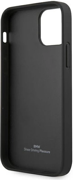 Zaščitni ovitek BMW Curve Perforate za iPhone 12 mini, 5,4", črn
